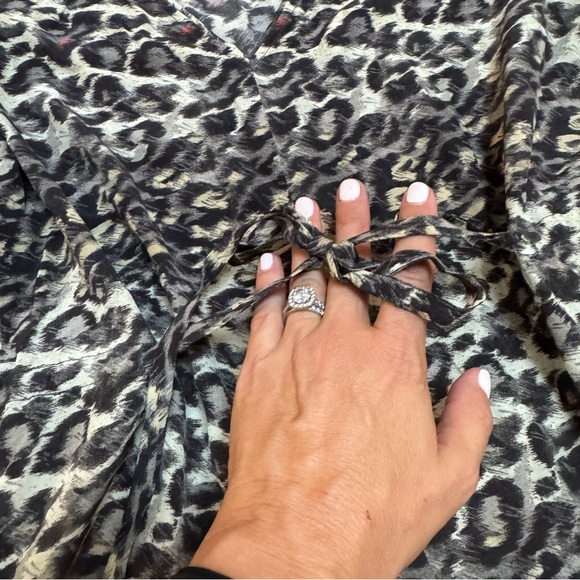 All Saints | Alia Juba Leopard Print Dress - Picture 12 of 16